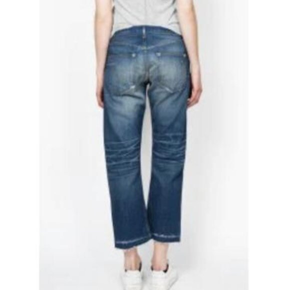 rag & bone ‘Doris x Boyfriend’ Cropped Raw Hem Jean - Picture 3 of 7